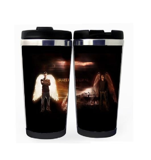 Supernatural Winchester Brothers Cup Stainless Steel 400ml Coffee Tea Cup Supernatural Beer Stein Birthday Gifts Christmas Gifts