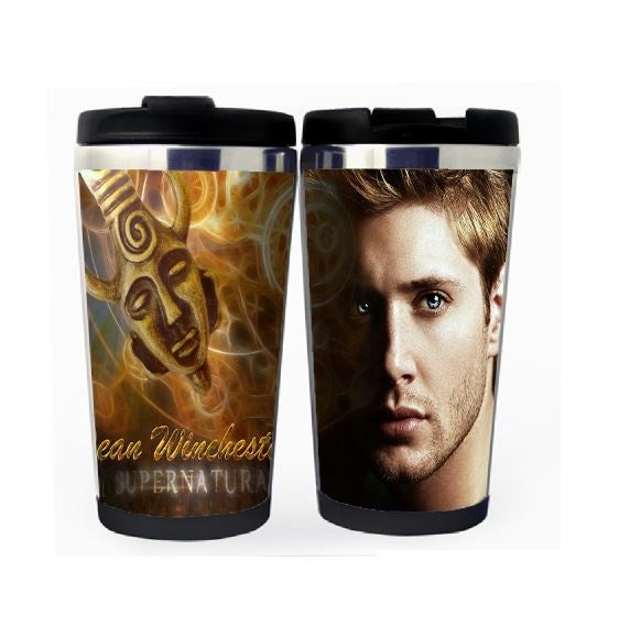 Supernatural Dean Cup Nerezová ocel 400ml Kávový šálek Čaj Supernatural Beer Stein Dárky k narozeninám Vánoční dárky