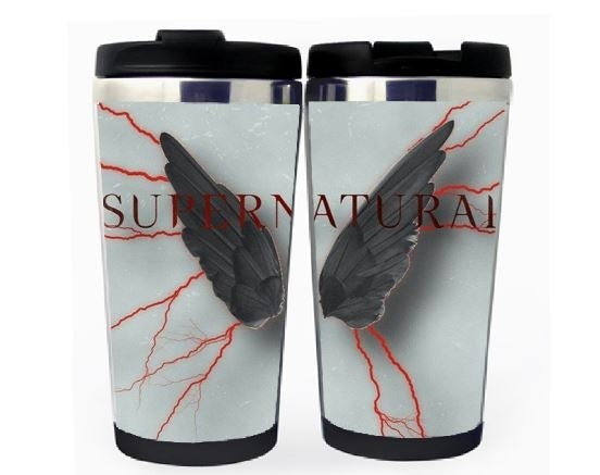 Supernatural Cup Stainless Steel 400ml Coffee Tea Cup Supernatural Beer Stein Birthday Gifts Christmas Gifts