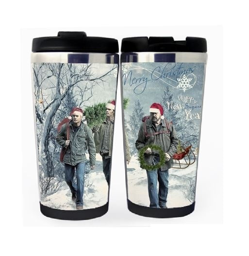 Supernatural Winchester Brothers Cup Stainless Steel 400ml Coffee Tea Cup Supernatural Beer Stein Birthday Gifts Christmas Gifts