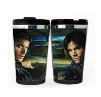 Supernatural Winchester Brothers Cup Stainless Steel 400ml Coffee Tea Cup Supernatural Beer Stein Birthday Gifts Christmas Gifts