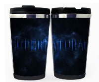 Supernatural šálek Nerezová ocel 400 ml Kávový šálek na čaj Supernatural Beer Stein Dárky k narozeninám Vánoční dárky