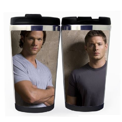 Supernatural Winchester Brothers Cup Nerezová ocel 400ml Káva Šálek na čaj Supernatural Beer Stein Dárky k narozeninám Vánoční dárky