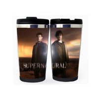 Supernatural Winchester Brothers Cup Stainless Steel 400ml Coffee Tea Cup Supernatural Beer Stein Birthday Gifts Christmas Gifts