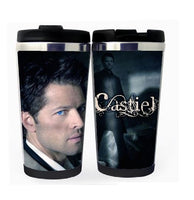 Supernatural Castiel Šálek Nerezová ocel 400ml Kávový Šálek na čaj Supernatural Beer Stein Dárky k narozeninám Vánoční dárky