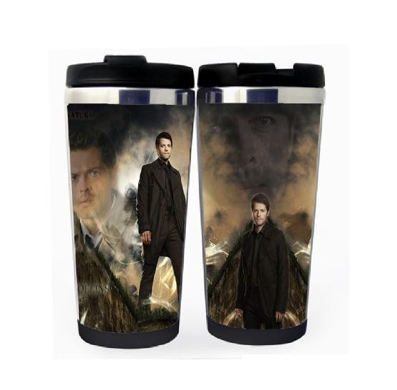 Supernatural Castiel Cup Stainless Steel 400ml Coffee Tea Cup Supernatural Beer Stein Birthday Gifts Christmas Gifts