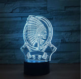 The indians 3D Illusion Led Table Lamp 7 Color Change LED Desk Light Lamp The indians Gifts