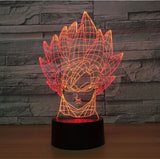 Dragon Ball Son Goku 3D Illusion Led Table Lamp 7 Color Change LED Desk Light Lamp Dragon Ball Gift
