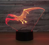 Game of Thrones Dragon The dinosaur 3D Illusion Led Table Lamp 7 Color Change LED Desk Light Lamp dragon The dinosaur Decoration