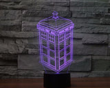 Doctor who 3D Illusion Led Table Lamp 7 Color Change LED Desk Light Lamp Doctor who Birthday Gifts Christmas Gifts