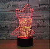 Groot 3D Illusion Led Table Lamp 7 Color Change LED Desk Light Lamp Groot Birthday Gifts Christmas Gifts