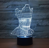 Groot 3D Illusion Led Table Lamp 7 Color Change LED Desk Light Lamp Groot Birthday Gifts Christmas Gifts