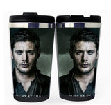 Supernatural Dean Winchester Jensen Ackles Cup Nerezová ocel 400 ml Kávový šálek na čaj Supernatural Jensen Ackles Beer Stein Dárky k narozeninám Vánoční dárky