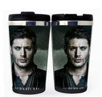Supernatural Dean Winchester Jensen Ackles Cup Stainless Steel 400ml Coffee Tea Cup Supernatural Jensen Ackles Beer Stein Birthday Gifts Christmas Gifts