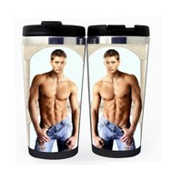 Supernatural Dean Jensen Ackles Cup Nerezová ocel 400ml Káva Šálek na čaj Supernatural Beer Stein Dárky k narozeninám Vánoční dárky