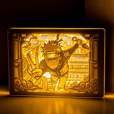 NARUTO 3D Paper Carving Light Warm Night LED Light Lamp LED Desk Light Lamp Decoration NARUTO Gifts Children Gift Birthday Gifts Christmas Gifts