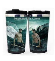 Supernatural Sam Dean Šálek Nerezová ocel 400 ml Káva Šálek čaje Pivo Stein Supernatural Dárky k narozeninám Vánoční dárky