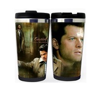 Supernatural Castiel Cup Stainless Steel 400ml Coffee Tea Cup Beer Stein Supernatural Castiel Birthday Gifts Christmas Gifts