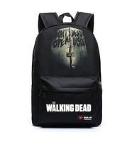 Batoh Walking Dead Školní taška Cestovní taška Plátěná taška Taška přes rameno Walking Dead Dárky k narozeninám Vánoční dárky