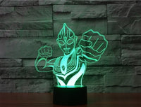 Altman 3D Illusion Led Table Lamp 7 Color Change LED Desk Light Lamp Altman  Birthday Gifts Christmas Gifts