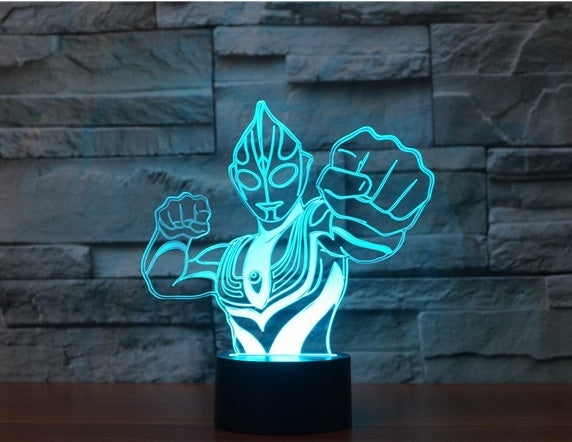Altman 3D Illusion Led Table Lamp 7 Color Change LED Desk Light Lamp Altman  Birthday Gifts Christmas Gifts