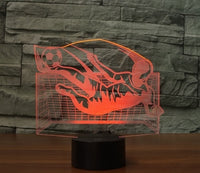 Playing football 3D  Illusion Led Table Lamp 7 Color Change LED Desk Light Lamp football Gifts Christmas Gifts