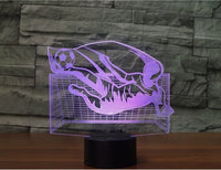 Playing football 3D  Illusion Led Table Lamp 7 Color Change LED Desk Light Lamp football Gifts Christmas Gifts
