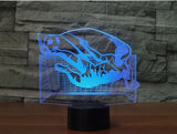 Playing football 3D  Illusion Led Table Lamp 7 Color Change LED Desk Light Lamp football Gifts Christmas Gifts