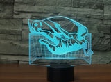 Playing football 3D  Illusion Led Table Lamp 7 Color Change LED Desk Light Lamp football Gifts Christmas Gifts