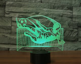 Playing football 3D  Illusion Led Table Lamp 7 Color Change LED Desk Light Lamp football Gifts Christmas Gifts
