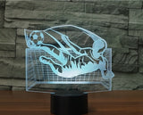 Playing football 3D  Illusion Led Table Lamp 7 Color Change LED Desk Light Lamp football Gifts Christmas Gifts