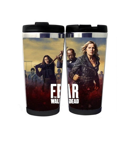 The Walking Dead Season 8 šálků Nerezová ocel 400 ml Káva Šálek čaje Pivo Stein Walking Dead Dárky k narozeninám Vánoční dárky