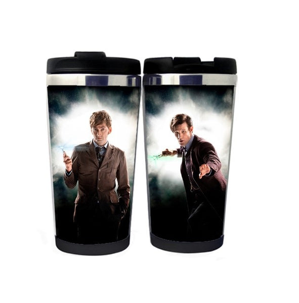 Doctor Who Nerezová ocel 400ml Káva Šálek čaje Pivo Stein Doctor Who Dárky k narozeninám Vánoční dárky