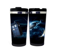 Doctor Who Nerezová ocel 400ml Káva Šálek čaje Pivo Stein Doctor Who Dárky k narozeninám Vánoční dárky