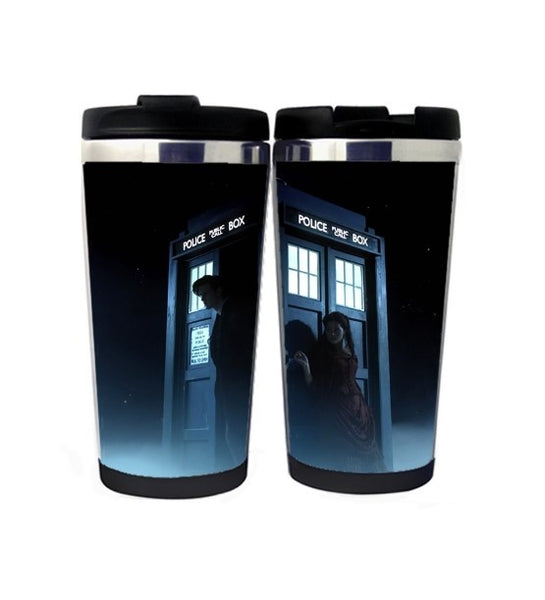 Doctor Who hrnek nerezová ocel 400ml káva šálek čaje pivo Stein Doctor Who dárky k narozeninám vánoční dárky