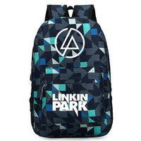 Linkin Park Backpack School bag Travel Bag Canvas bag Shoulder bag Linkin Park Birthday Gifts Christmas Gifts