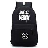 Linkin Park Backpack School bag Travel Bag Canvas bag Shoulder bag Linkin Park Birthday Gifts Christmas Gifts