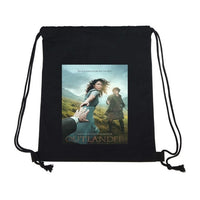 outlander Cotton Student Backpack School Bag Shopping Drawstring Bags
