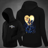 Kingdom Hearts Coat Jacket Zipper cardigan Hoodies Outwear Kingdom Hearts Sora Gifts