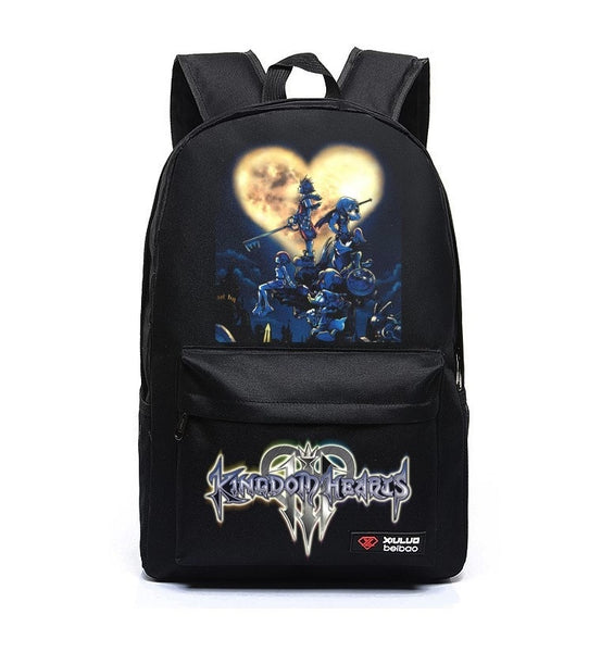 Kingdom hearts Backpack School bag Travel Bag Canvas bag Shoulder bag Kingdom hearts Birthday Gifts Christmas Gifts