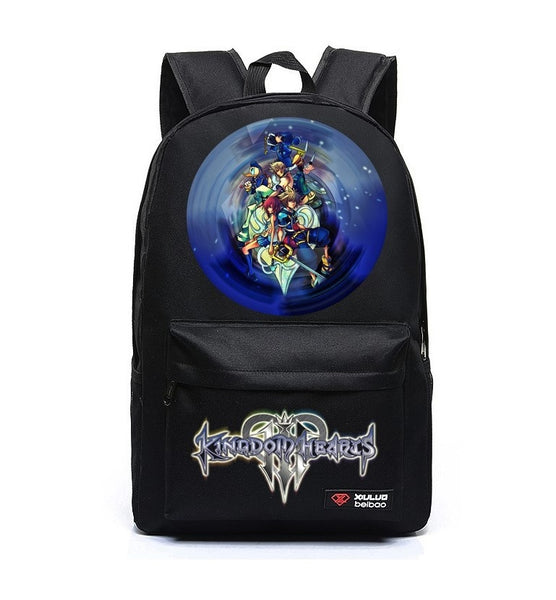 Kingdom hearts Backpack School bag Travel Bag Canvas bag Shoulder bag Kingdom hearts Birthday Gifts Christmas Gifts