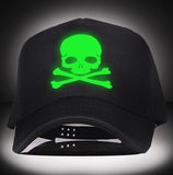 Skull Baseball Hat funny Light In The Dark Night Luminous Glow Snapback Baseball Skull Hip-Hop Cap Hat