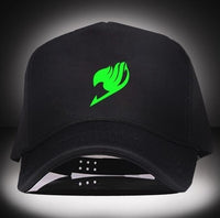 Fairy Tail Baseball Hat funny Light In The Dark Night Luminous Glow Snapback Baseball Fairy Tail Hip-Hop Cap Hat