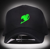 Fairy Tail Baseball Hat funny Light In The Dark Night Luminous Glow Snapback Baseball Fairy Tail Hip-Hop Cap Hat