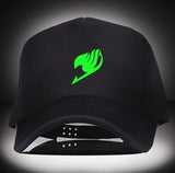 Fairy Tail Baseball Hat funny Light In The Dark Night Luminous Glow Snapback Baseball Fairy Tail Hip-Hop Cap Hat