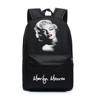 Taška Marilyn Monroe Školní taška Cestovní batoh Plátěná taška přes rameno Marilyn Monroe Dárky k narozeninám Vánoční dárky