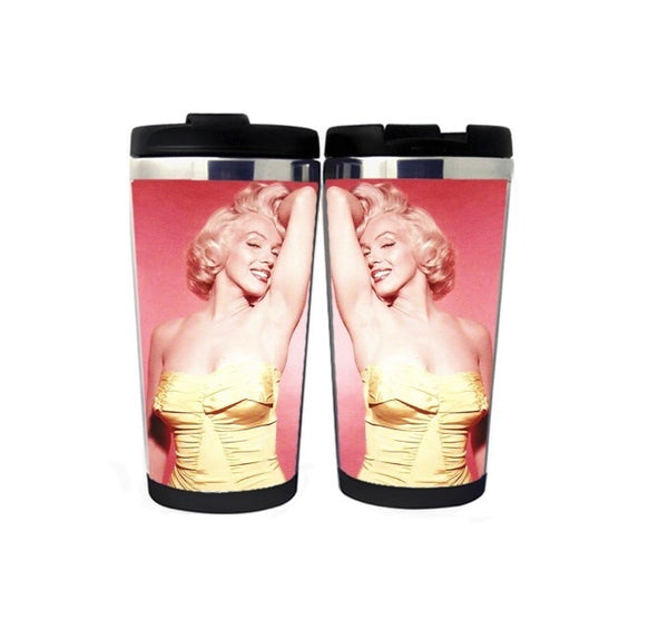 Marilyn Monroe Mug Stainless Steel Coffee Cup Travel Mug Tea Cup Gifts