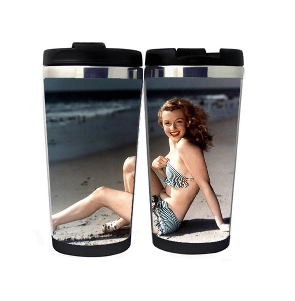 Hrnek Marilyn Monroe Nerezový šálek na kávu Cestovní hrnek Hrnek na čaj Dárky
