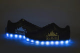 Fairy Tail Shoes Low Top Sneakers Unisex Shoes Colorful Flashing LED Luminous Shoes Fairy Tail Gits