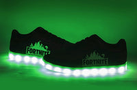 Fairy Tail Shoes Low Top Sneakers Unisex Shoes Colorful Flashing LED Luminous Shoes Fairy Tail Gits